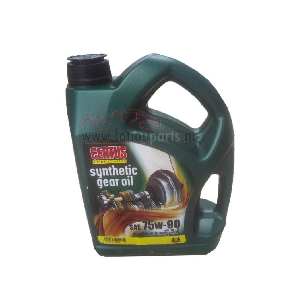 ΒΑΛΒΟΛΙΝΗ 75W90 CERTUS SYNTHETIC GL5 4LT
