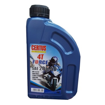 ΛΑΔΙ ΜΟΤΟ CERTUS FORCE 4Τ 20W50 1LT