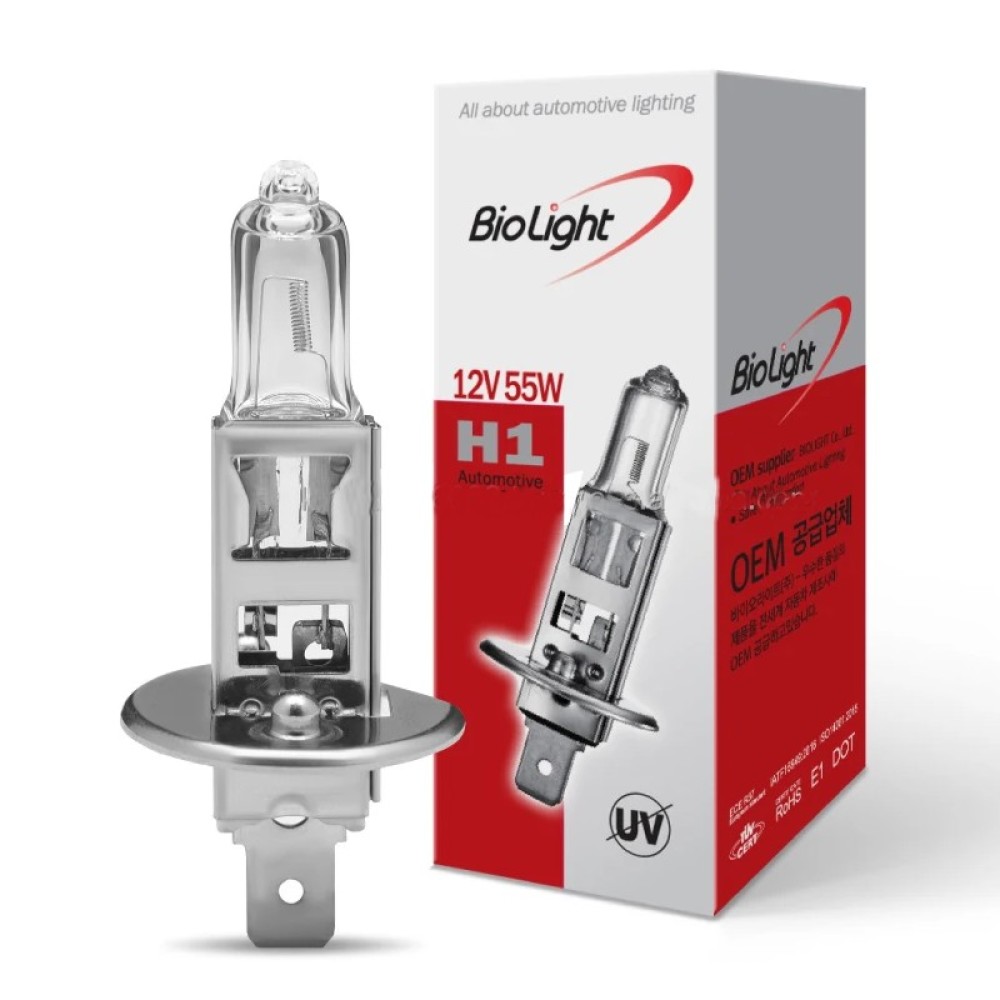 Λάμπα τύπου Xenon H1 55w biolight 1Τεμ..