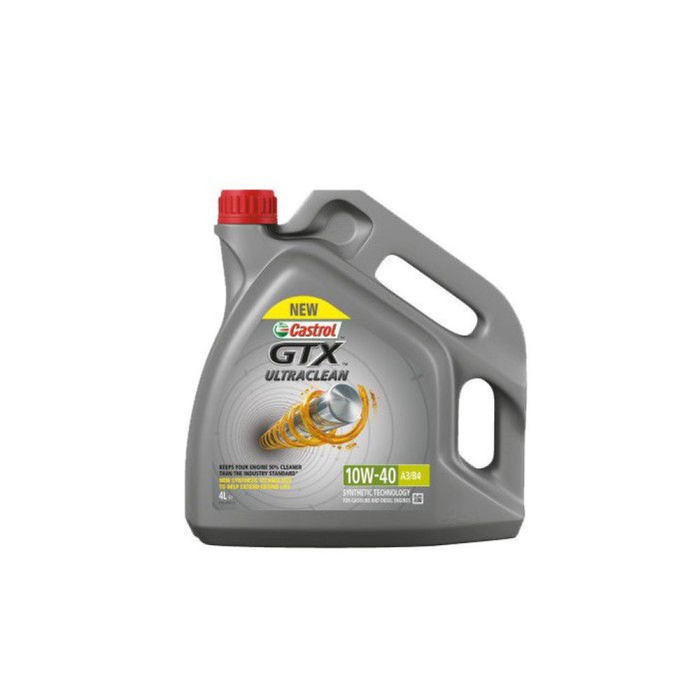 ΛΑΔΙ ΜΗΧΑΝΗΣ 10W40 CASTROL GTX ULTRACLEAN A3/B4 4LT