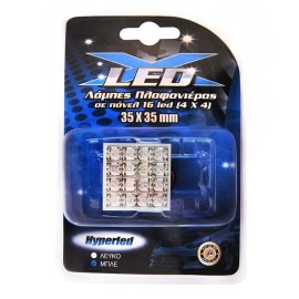 ΛΑΜΠΕΣ ΠΛΑΦΟΝΙΕΡΑΣ ΣΕ ΠΑΝΕΛ 16LED ΜΠΛΕ