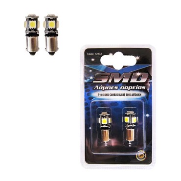 ΛΑΜΠΕΣ ΠΟΡΕΙΑΣ Τ10 5-SMD CANBUS ΔΙΠΟΛΙΚΗ