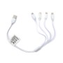 ΦΟΡΤΙΣΤΗΣ USB ΜΕ ΤΕΤΡΑΠΛΟ ΚΑΛΩΔΙΟ ΦΟΡΤΙΣΗΣ