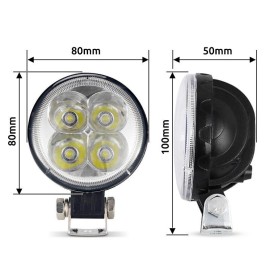 ΠΡΟΒΟΛΑΚΙ LED SPOT EPISTAR Φ80mm