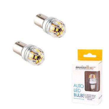 ΛΑΜΠΕΣ LED LX17 BA15S 15X2835SMD 12-24V