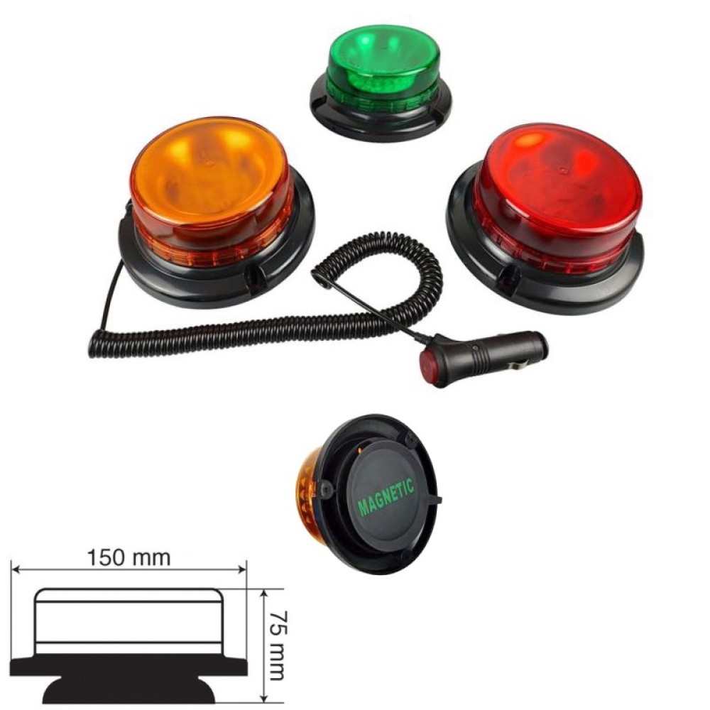 ΦΑΡΟΣ LED 12V ΜΑΓΝΗΤΙΚΟΣ & ΒΙΔΩΤΟΣ