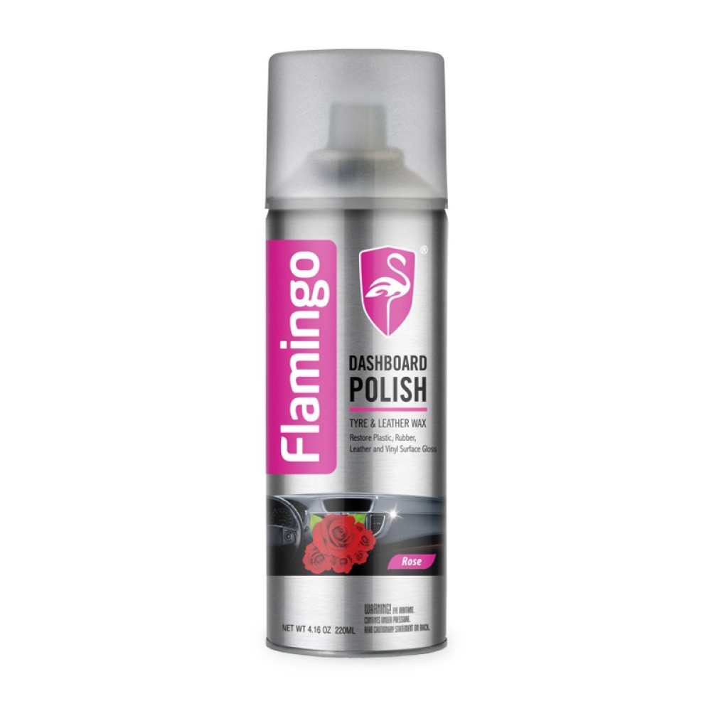 Flamingo Γυαλιστικό Ταμπλό Τριαντάφυλλο 220ml