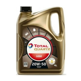 Λάδι μηχανής 20w50 TOTAL quartz 5000 4lt