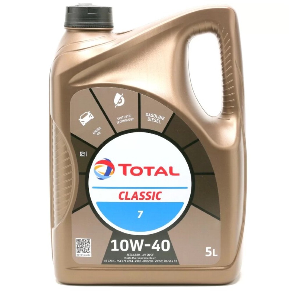 Λάδι μηχανής 10w40 TOTAL classic 7 5lt