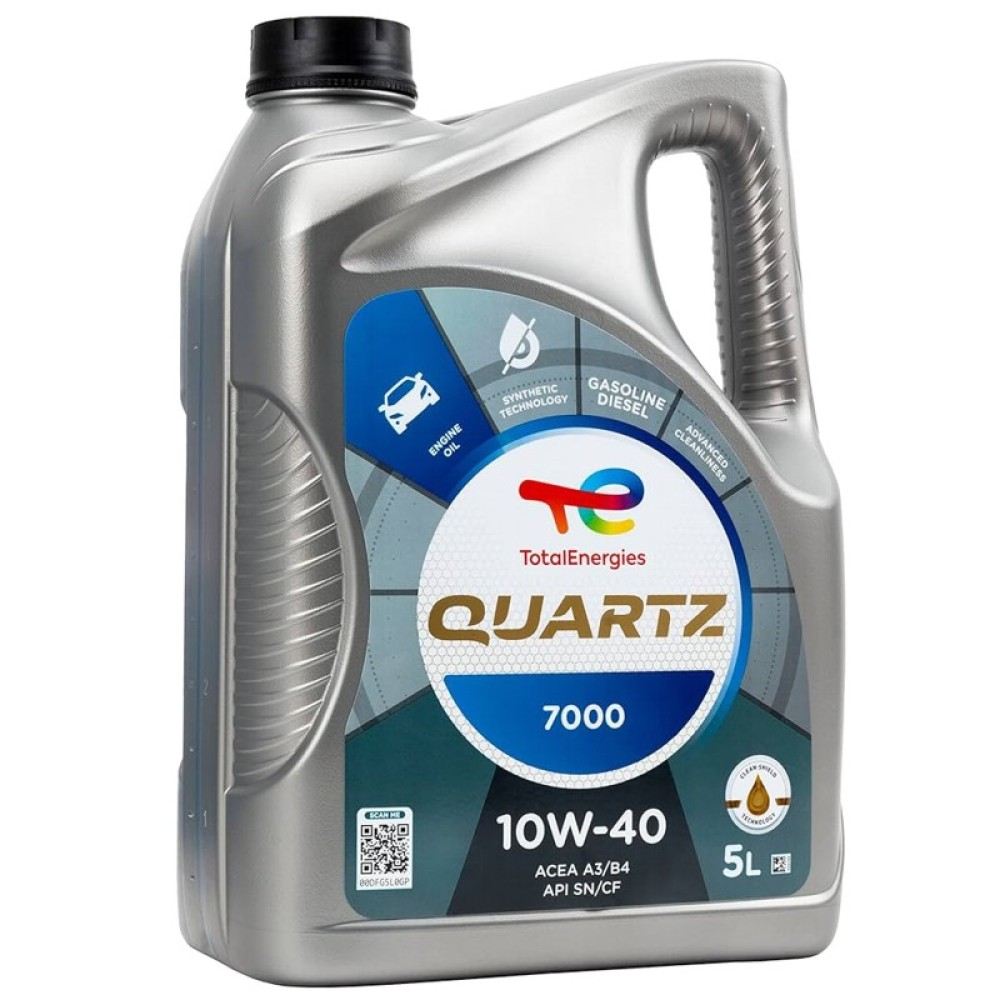 Λάδι μηχανής 10w40 TOTAL quartz 7000 5lt