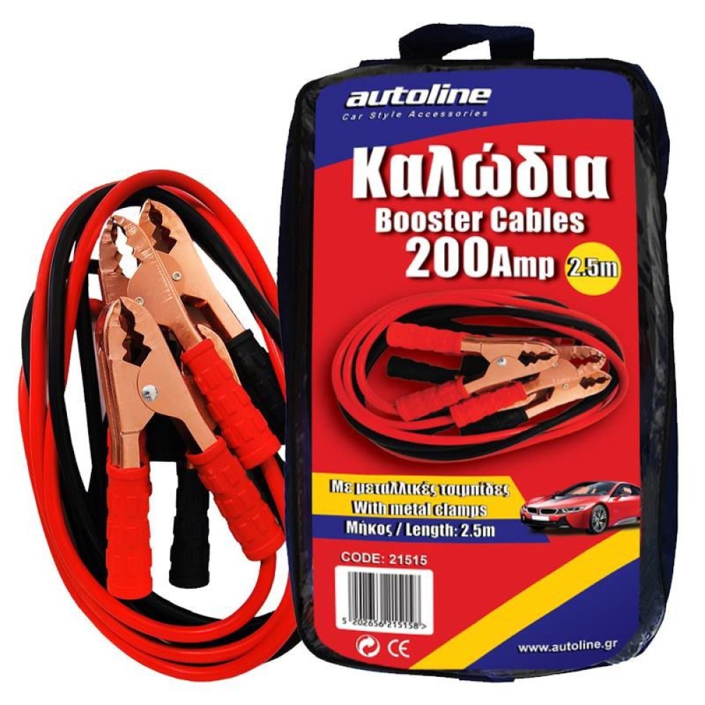 ΚΑΛΩΔIA ΕΚΚΙΝΗΣΗΣ ΑΥΤΟΚΙΝΗΤΟΥ 200A 2.5m