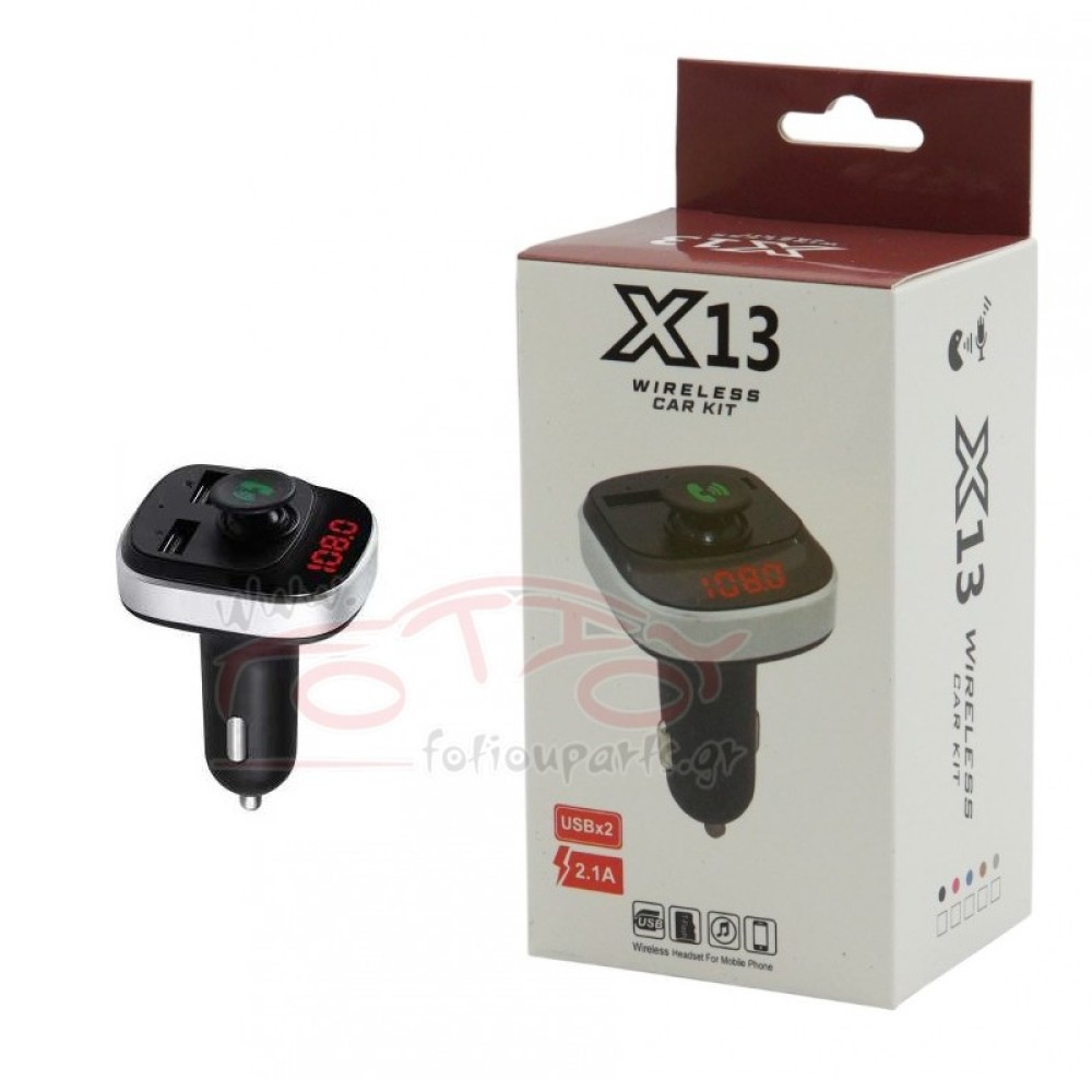 mp3 player fm bluetooth Φορτιστής αυτοκινήτου & κινητού x13