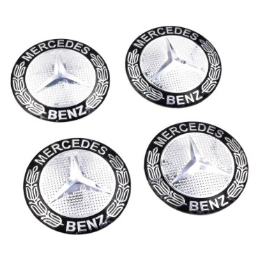 ΑΥΤΟΚΟΛΛΗΤΑ ΖΑΝΤΩΝ MERCEDES 4ΤΕΜ. 5.5cm