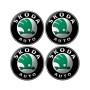 ΑΥΤΟΚΟΛΛΗΤΑ ΖΑΝΤΩΝ SKODA 4ΤΕΜ. 5.5cm