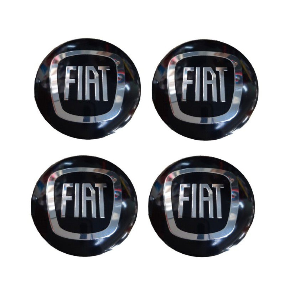 ΑΥΤΟΚΟΛΛΗΤΑ ΖΑΝΤΩΝ FIAT ΜΑΥΡΟ 4ΤΕΜ. 5.5cm