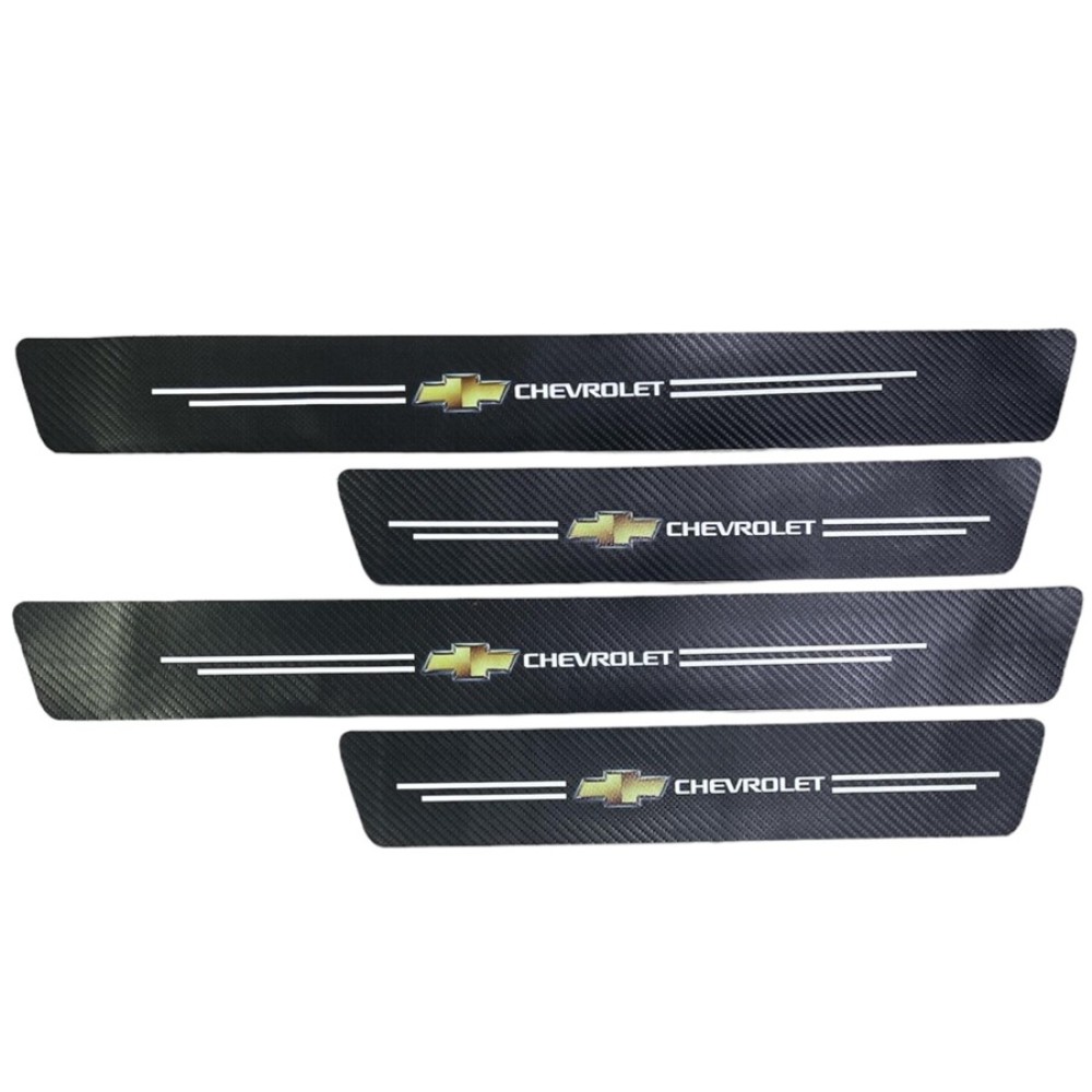 ΜΑΡΣΠΙΕ ΑΥΤΟΚΟΛΛΗΤΑ CARBON CHEVROLET 4ΤΕΜ.