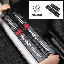 ΜΑΡΣΠΙΕ ΑΥΤΟΚΟΛΛΗΤΑ CARBON PEUGEOT 4ΤΕΜ.
