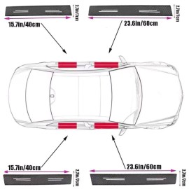ΜΑΡΣΠΙΕ ΑΥΤΟΚΟΛΛΗΤΑ CARBON CITROEN 4ΤΕΜ.