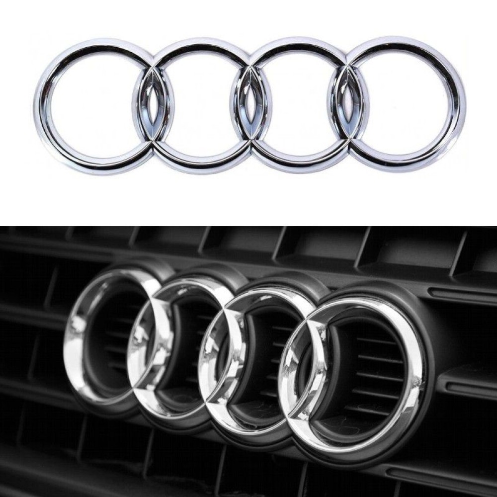 ΣΗΜΑ ΜΑΣΚΑΣ ΑΥΤΟΚΟΛΛΗΤΟ AUDI 13.8x4.5cm