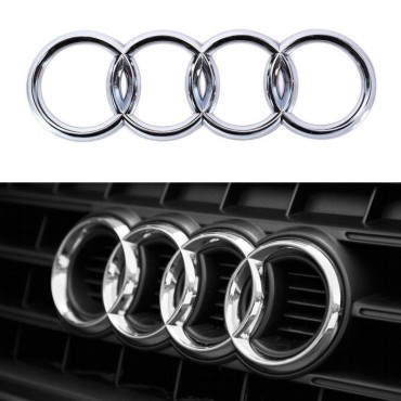 ΣΗΜΑ ΜΑΣΚΑΣ ΑΥΤΟΚΟΛΛΗΤΟ AUDI 13.8x4.5cm