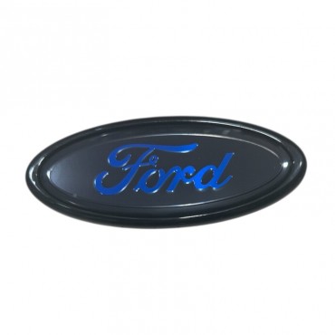 ΣΗΜΑ ΜΑΣΚΑΣ ΑΥΤΟΚΟΛΛΗΤΟ FORD ΜΑΥΡΟ-ΜΠΛΕ 11x4.5cm