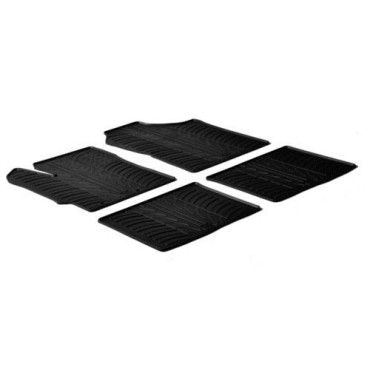 Πατάκια Λάστιχο Μαρκέ για TOYOTA Yaris 3/5p (10/11>8/14) - TOYOTA Yaris 3/5p (9/14>)