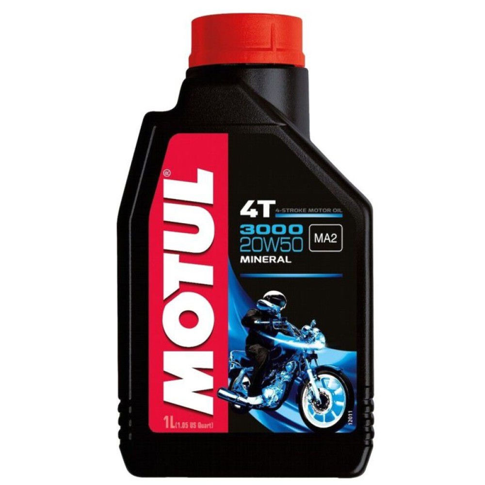 ΛΑΔΙ ΜΟΤΟ MOTUL 3000 4Τ 20W50 1LT