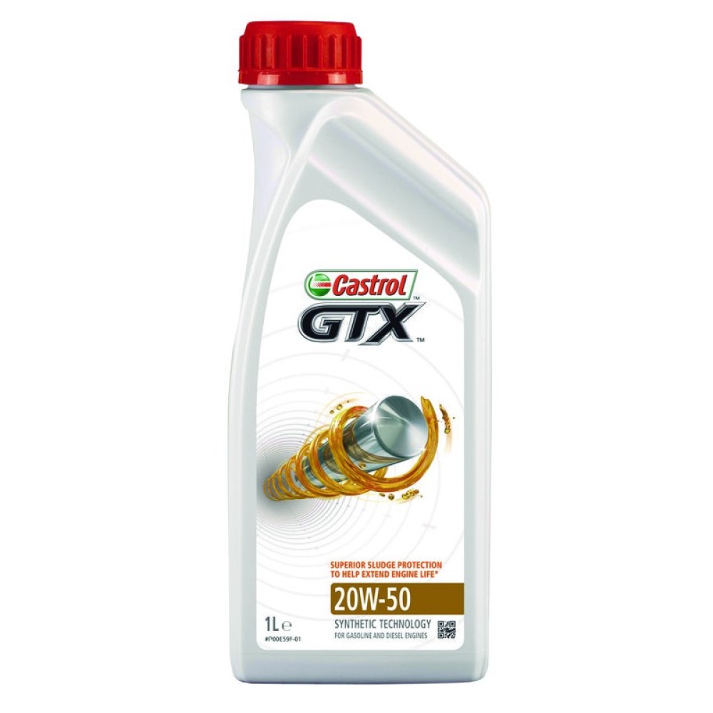 ΛΑΔΙ ΜΗΧΑΝΗΣ 20W50 CASTROL GTX 1LT