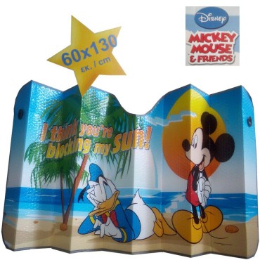 ΗΛΙΟΠΡΟΣΤΑΣΙΑ ΠΑΡΜΠΡΙΖ ΕΣΩΤΕΡΙΚΗ MICKEY & FRIENDS 130x60cm