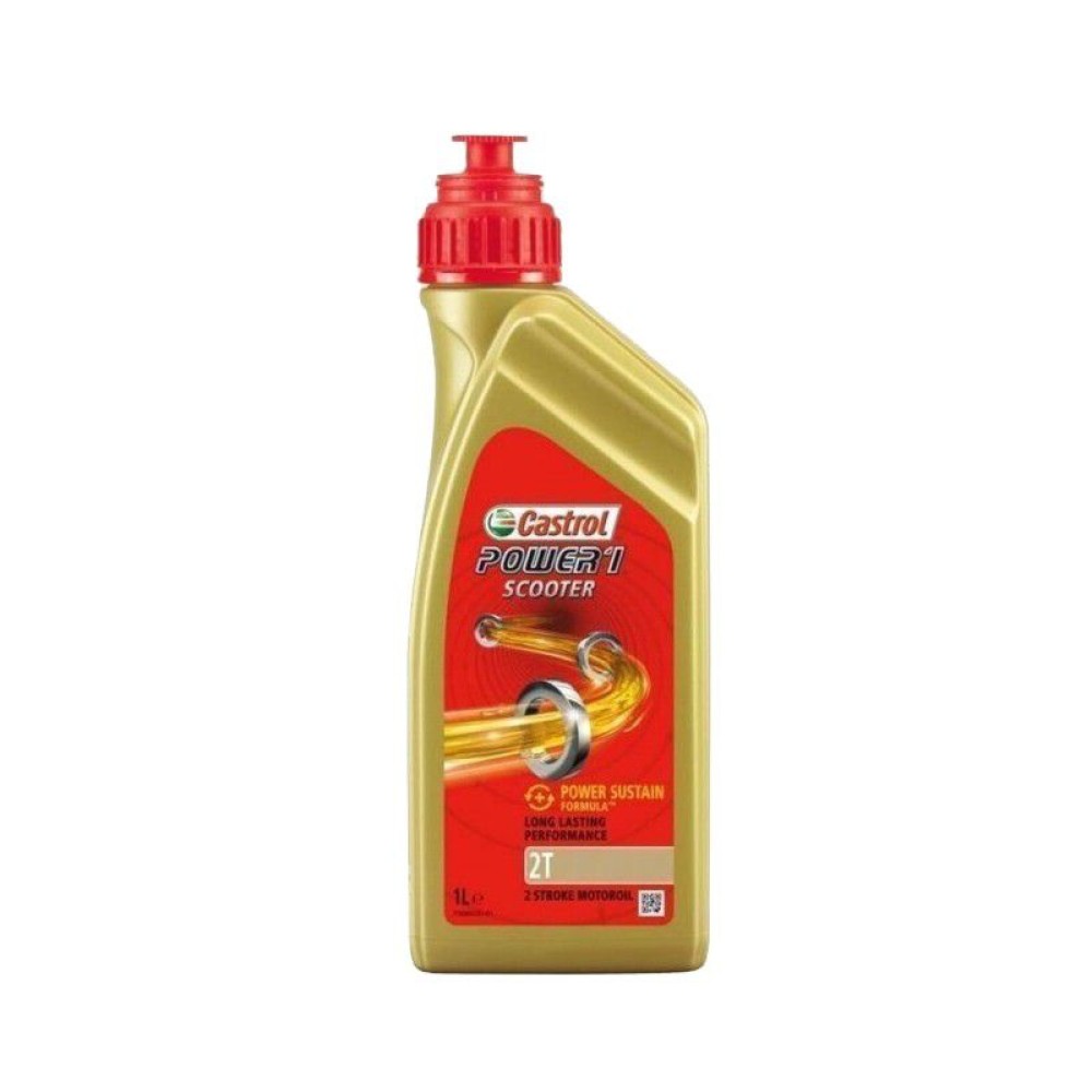 ΛΑΔΙ ΜΟΤΟ 2T CASTROL POWER1 SCOOTER 1LT