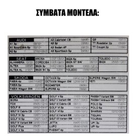 ΠΑΠΟΥΤΣΑΚΙΑ ΦΡΕΝΟΥ-ΣΥΜΠΛΕΚΤΗ AUDI-VW-SEAT-SKODA