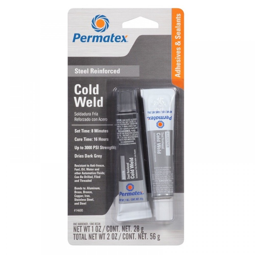 ΚΟΛΛΑ ΨΥΧΡΗΣ ΚΟΛΛΗΣΗΣ ΜΕΤΑΛΛΩΝ PERMATEX COLD WELD 56gr